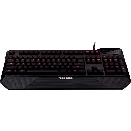 Клавіатура Tesoro Durandal Ultimate V2 Blue Switch (TS-G1NL-V2-BL) Black купити в Україні: Київ, Львів, Хмельницький, Тернопіль, Івано-Франківськ | Низька ціна, відгуки, характеристики від TELEMART фото