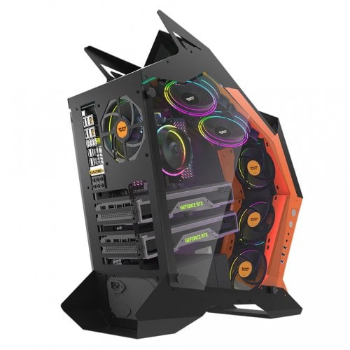 Купить Корпус DarkFlash Knight K1 без БП Black (Состояние нового, 757895) с проверкой совместимости: обзор, характеристики, цена в Киеве, Днепре, Одессе, Харькове, Украине | интернет-магазин TELEMART.UA фото