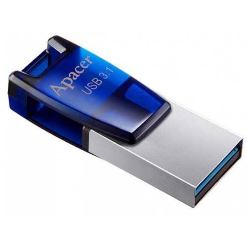 

Apacer AH179 64GB OTG USB 3.1 Blue (AP64GAH179U-1)