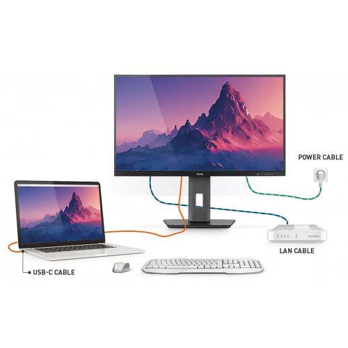 Купить Монитор Iiyama 27" ProLite XUB2797HSN-B2 Black - цена в Харькове, Киеве, Днепре, Одессе
в интернет-магазине Telemart фото