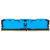 Фото ОЗП GoodRAM DDR4 8GB 3000Mhz Iridium X Blue (IR-XB3000D464L16S/8G)