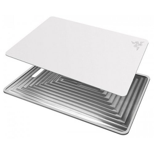 Купити Килимок для миші Razer Invicta Mercury Edition M (RZ02-00860200-R3M1) White - ціна в Києві, Львові, Вінниці, Хмельницькому, Франківську, Україні | інтернет-магазин TELEMART.UA фото