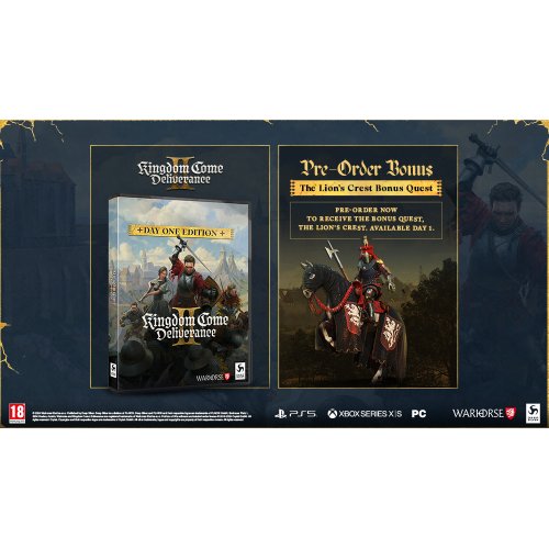 Купити Гра Kingdom Come: Deliverance 2 Day One Edition (PS5) Blu-ray (1143932) - ціна в Києві, Львові, Вінниці, Хмельницькому, Франківську, Україні | інтернет-магазин TELEMART.UA фото