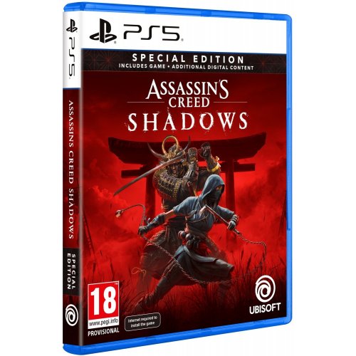 Купить Игра Assassin's Creed Shadows Special Edition (PS5) Blu-ray (3307216292951) - цена в Харькове, Киеве, Днепре, Одессе
в интернет-магазине Telemart фото