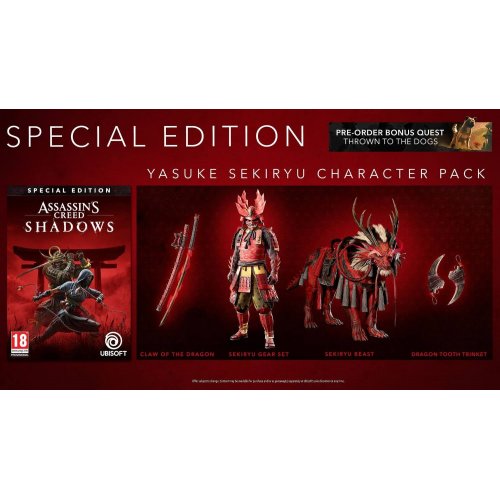Купить Игра Assassin's Creed Shadows Special Edition (PS5) Blu-ray (3307216292951) - цена в Харькове, Киеве, Днепре, Одессе
в интернет-магазине Telemart фото