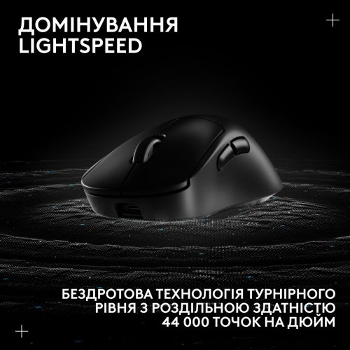 Мышка Logitech G Pro X Superlight 2 Dex Lightspeed Wireless (910-007357) Black купить в Украине: Киев, Днепр, Харьков, Одесса  | Низкая цена, отзывы, характеристики от TELEMART фото