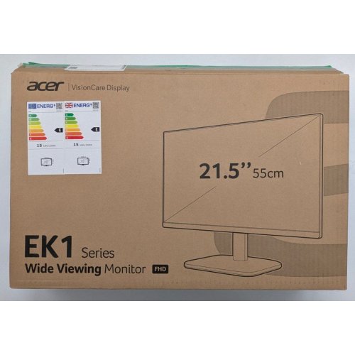 Купити Монітор Acer 21.5" EK221QHbi (UM.WE1EE.H01) Black (Відновлено продавцем, 759856) - ціна в Києві, Львові, Вінниці, Хмельницькому, Франківську, Україні | інтернет-магазин TELEMART.UA фото