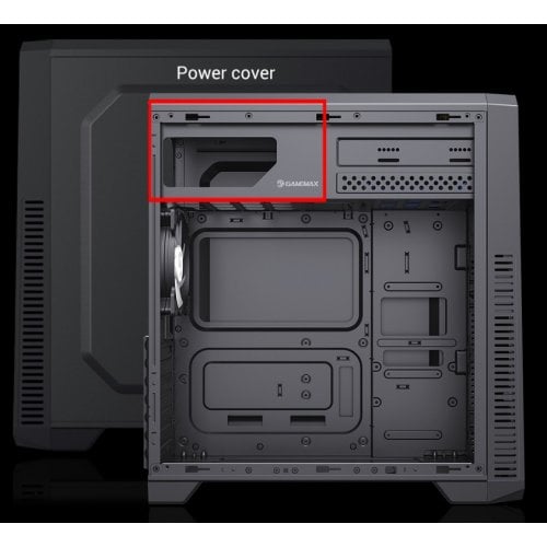 Купить Корпус GAMEMAX G561E без БП Black с проверкой совместимости: обзор, характеристики, цена в Киеве, Днепре, Одессе, Харькове, Украине | интернет-магазин TELEMART.UA фото