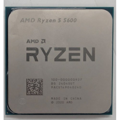 Процесор AMD Ryzen 5 5600 3.5(4.4)GHz 32MB sAM4 Tray (100-000000927) (Відновлено продавцем, 760658) купити з перевіркою сумісності: огляд, характеристики, ціна у Києві, Львові, Вінниці, Хмельницькому, Івано-Франківську, Україні | інтернет-магазин TELEMART.UA фото