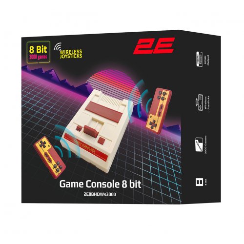 Купить Игровая консоль 2E 8bit HDMI 2 беспроводных геймпада, 3000 игр (2E8BHDWS3000) - цена в Харькове, Киеве, Днепре, Одессе
в интернет-магазине Telemart фото