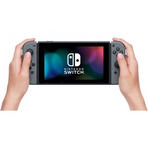 Купить Игровая консоль Nintendo Switch (4902370551198) Grey - цена в Харькове, Киеве, Днепре, Одессе
в интернет-магазине Telemart фото