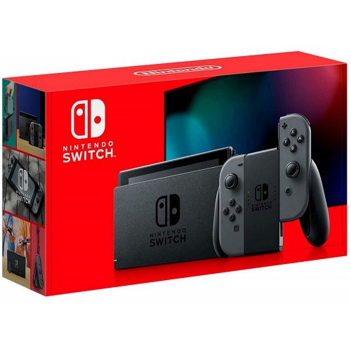 Купить Игровая консоль Nintendo Switch (4902370551198) Grey - цена в Харькове, Киеве, Днепре, Одессе
в интернет-магазине Telemart фото