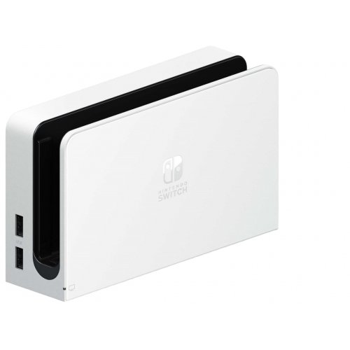 Купити Ігрова консоль Nintendo Switch OLED (45496883386) White - ціна в Києві, Львові, Вінниці, Хмельницькому, Франківську, Україні | інтернет-магазин TELEMART.UA фото