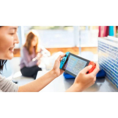 Купить Игровая консоль Nintendo Switch OLED (45496883409) Neon Blue/Neon Red - цена в Харькове, Киеве, Днепре, Одессе
в интернет-магазине Telemart фото