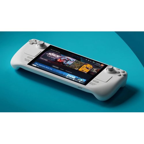 Купити Портативна ігрова приставка Valve Steam Deck OLED 1TB (1020-1024WH) White - ціна в Києві, Львові, Вінниці, Хмельницькому, Франківську, Україні | інтернет-магазин TELEMART.UA фото