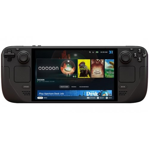 Купить Портативная игровая приставка Valve Steam Deck OLED 512GB (1020_512) Black - цена в Харькове, Киеве, Днепре, Одессе
в интернет-магазине Telemart фото