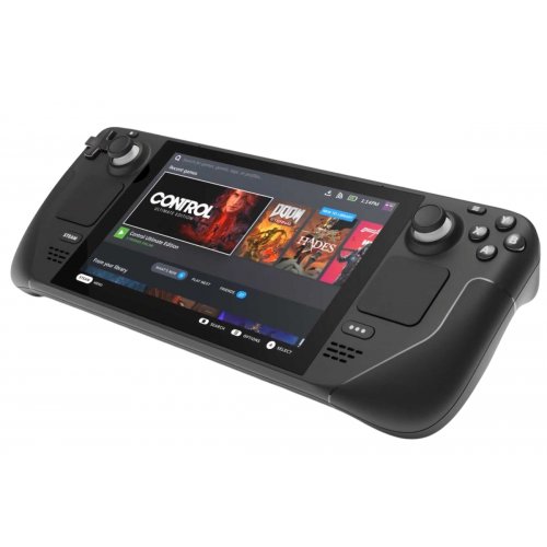 Купить Портативная игровая приставка Valve Steam Deck OLED 512GB (1020_512) Black - цена в Харькове, Киеве, Днепре, Одессе
в интернет-магазине Telemart фото