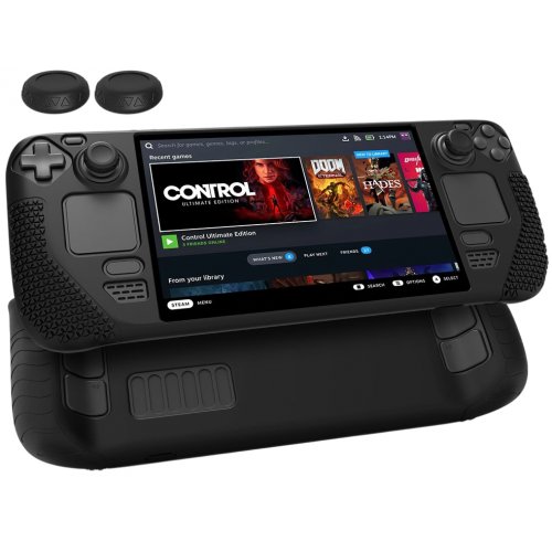 Купить Портативная игровая приставка Valve Steam Deck OLED 512GB (1020_512) Black - цена в Харькове, Киеве, Днепре, Одессе
в интернет-магазине Telemart фото
