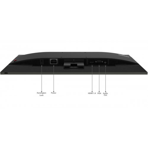Купить Монитор Lenovo 23.8" ThinkVision S24i-30 (63DEKAR3EU) Raven Black - цена в Харькове, Киеве, Днепре, Одессе
в интернет-магазине Telemart фото