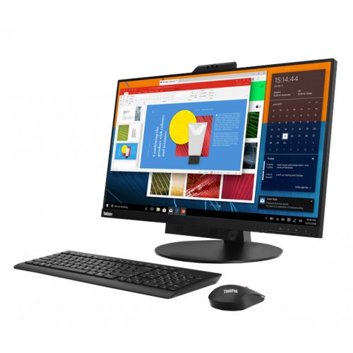 Купити Монітор Lenovo 27" ThinkCentre Tiny-In-One 27 (11JHRAR1EU) Black - ціна в Києві, Львові, Вінниці, Хмельницькому, Франківську, Україні | інтернет-магазин TELEMART.UA фото