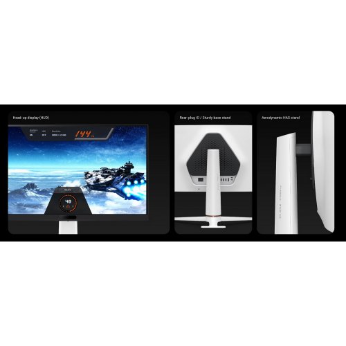 Купити Монітор BenQ 27" EX271U (9H.LN2LB.TBE) White - ціна в Києві, Львові, Вінниці, Хмельницькому, Франківську, Україні | інтернет-магазин TELEMART.UA фото