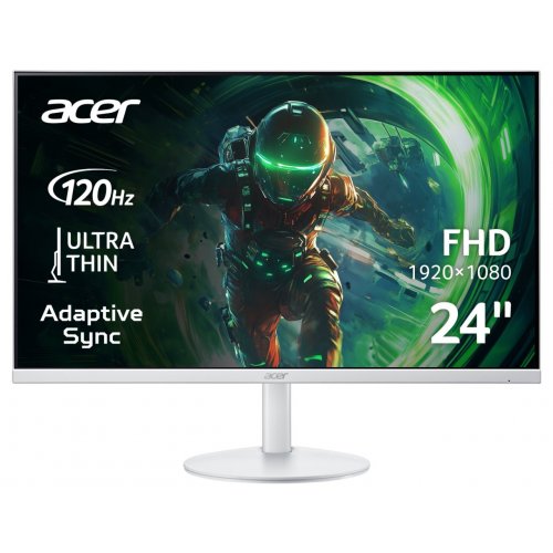 Монитор Acer 23.8" SA243YG0wi (UM.QS3EE.004) White купить в Украине: Киев, Днепр, Харьков, Одесса  | Низкая цена, отзывы, характеристики от TELEMART фото