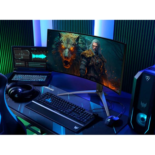 Купить Монитор Acer 39" Predator X39BMIIPHUZX (UM.TXXEE.001) Black - цена в Харькове, Киеве, Днепре, Одессе
в интернет-магазине Telemart фото