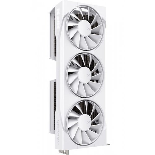 Купить Видеокарта XFX Radeon RX 9070 Swift White Triple Fan OC 16384MB (RX-97SWFB3W9) с проверкой совместимости: обзор, характеристики, цена в Киеве, Днепре, Одессе, Харькове, Украине | интернет-магазин TELEMART.UA фото