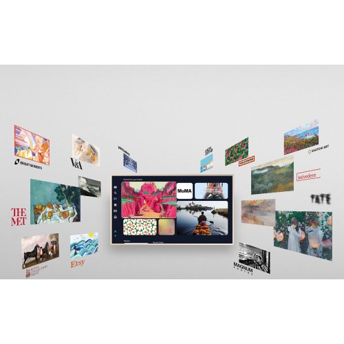 Купити Телевізор Samsung 50" The Frame 4K Vision AI LS03F (QE50LS03FAUXUA) Black - ціна в Києві, Львові, Вінниці, Хмельницькому, Франківську, Україні | інтернет-магазин TELEMART.UA фото