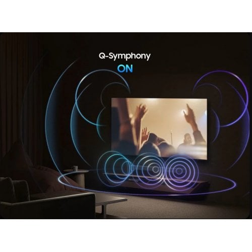 Купить Телевизор Samsung 75" QLED Q7F5 4K Vision AI (QE75Q7F5AUXUA) Black - цена в Харькове, Киеве, Днепре, Одессе
в интернет-магазине Telemart фото