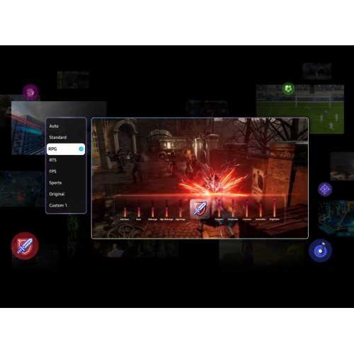 Купити Телевізор Samsung 75" Neo QLED QN70F 4K Vision AI (QE75QN70FAUXUA) Black - ціна в Києві, Львові, Вінниці, Хмельницькому, Франківську, Україні | інтернет-магазин TELEMART.UA фото