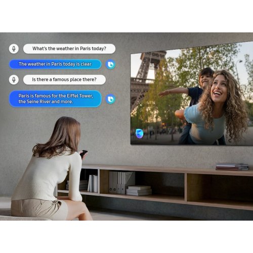 Купити Телевізор Samsung 75" Neo QLED QN70F 4K Vision AI (QE75QN70FAUXUA) Black - ціна в Києві, Львові, Вінниці, Хмельницькому, Франківську, Україні | інтернет-магазин TELEMART.UA фото