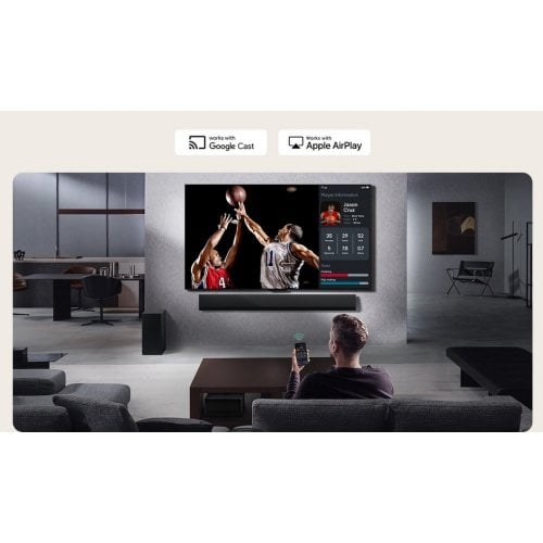 Купити Телевізор LG 55" OLED55B56LA Black - ціна в Києві, Львові, Вінниці, Хмельницькому, Франківську, Україні | інтернет-магазин TELEMART.UA фото