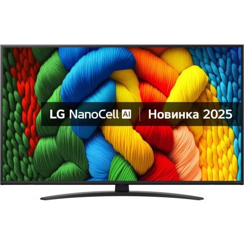 Купити Телевізор LG 55" 55NANO81A6A Black - ціна в Києві, Львові, Вінниці, Хмельницькому, Франківську, Україні | інтернет-магазин TELEMART.UA фото