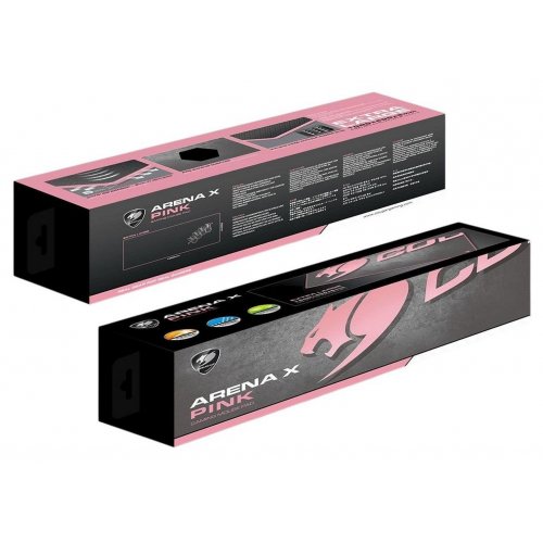 Купити Килимок для миші Cougar Arena X Pink - ціна в Києві, Львові, Вінниці, Хмельницькому, Франківську, Україні | інтернет-магазин TELEMART.UA фото