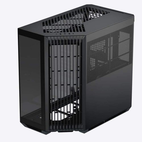 Купить Корпус APNX V1 Tempered Glass без БП (V1-BK-V1) Black с проверкой совместимости: обзор, характеристики, цена в Киеве, Днепре, Одессе, Харькове, Украине | интернет-магазин TELEMART.UA фото