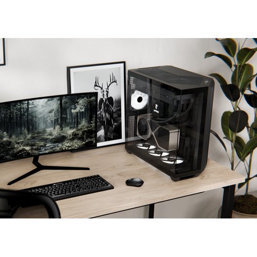 Купить Корпус APNX V1 Tempered Glass без БП (V1-BK-V1) Black с проверкой совместимости: обзор, характеристики, цена в Киеве, Днепре, Одессе, Харькове, Украине | интернет-магазин TELEMART.UA фото