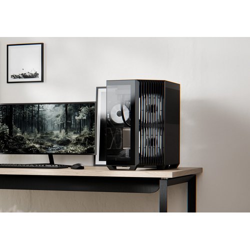 Купить Корпус APNX V1 Tempered Glass без БП (V1-BK-V1) Black с проверкой совместимости: обзор, характеристики, цена в Киеве, Днепре, Одессе, Харькове, Украине | интернет-магазин TELEMART.UA фото