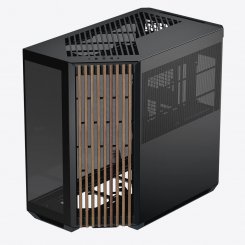 Корпус APNX V1 Tempered Glass без БП (V1-W-BK-V1) Black/Wood