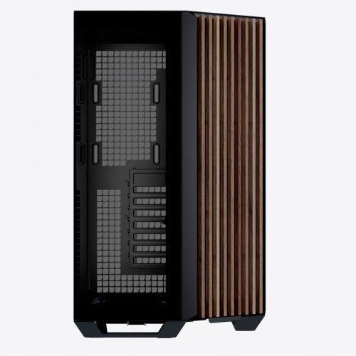 Купить Корпус APNX V1 Tempered Glass без БП (V1-W-BK-V1) Black/Wood с проверкой совместимости: обзор, характеристики, цена в Киеве, Днепре, Одессе, Харькове, Украине | интернет-магазин TELEMART.UA фото