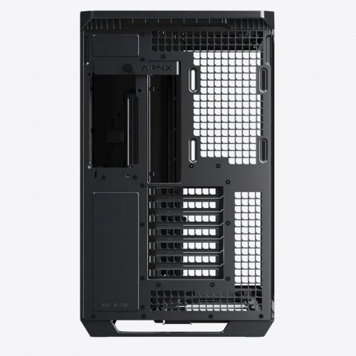 Купить Корпус APNX V1 Tempered Glass без БП (V1-W-BK-V1) Black/Wood с проверкой совместимости: обзор, характеристики, цена в Киеве, Днепре, Одессе, Харькове, Украине | интернет-магазин TELEMART.UA фото