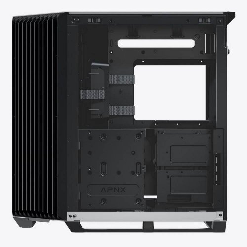 Купить Корпус APNX V1 Tempered Glass без БП (V1-BW-V1) Black/White с проверкой совместимости: обзор, характеристики, цена в Киеве, Днепре, Одессе, Харькове, Украине | интернет-магазин TELEMART.UA фото
