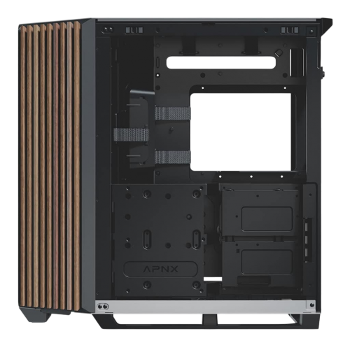 Купить Корпус APNX V1-W Tempered Glass без БП (APCM-VI01103.M1) Black/White/Wood с проверкой совместимости: обзор, характеристики, цена в Киеве, Днепре, Одессе, Харькове, Украине | интернет-магазин TELEMART.UA фото