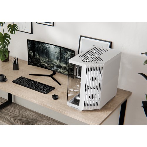 Купить Корпус APNX V1 Tempered Glass без БП (V1-WT-V1) White с проверкой совместимости: обзор, характеристики, цена в Киеве, Днепре, Одессе, Харькове, Украине | интернет-магазин TELEMART.UA фото
