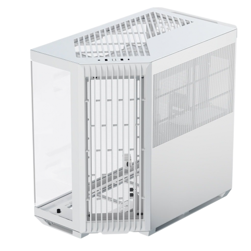 Корпус APNX V1 Tempered Glass без БЖ (APCM-VI01003.21) White купити з перевіркою сумісності: огляд, характеристики, ціна у Києві, Львові, Вінниці, Хмельницькому, Івано-Франківську, Україні | інтернет-магазин TELEMART.UA фото