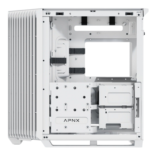 Корпус APNX V1 Tempered Glass без БЖ (APCM-VI01003.21) White купити з перевіркою сумісності: огляд, характеристики, ціна у Києві, Львові, Вінниці, Хмельницькому, Івано-Франківську, Україні | інтернет-магазин TELEMART.UA фото