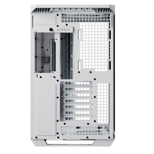 Корпус APNX V1 Tempered Glass без БЖ (APCM-VI01003.21) White купити з перевіркою сумісності: огляд, характеристики, ціна у Києві, Львові, Вінниці, Хмельницькому, Івано-Франківську, Україні | інтернет-магазин TELEMART.UA фото