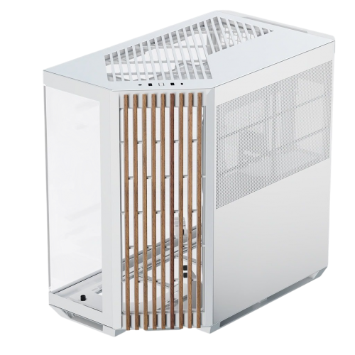 Купить Корпус APNX V1-W Tempered Glass без БП (APCM-VI01103.21) White/Wood с проверкой совместимости: обзор, характеристики, цена в Киеве, Днепре, Одессе, Харькове, Украине | интернет-магазин TELEMART.UA фото