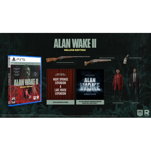 Купити Гра Alan Wake 2 Deluxe Edition (PS5) Blu-ray (5056635609427) - ціна в Києві, Львові, Вінниці, Хмельницькому, Франківську, Україні | інтернет-магазин TELEMART.UA фото