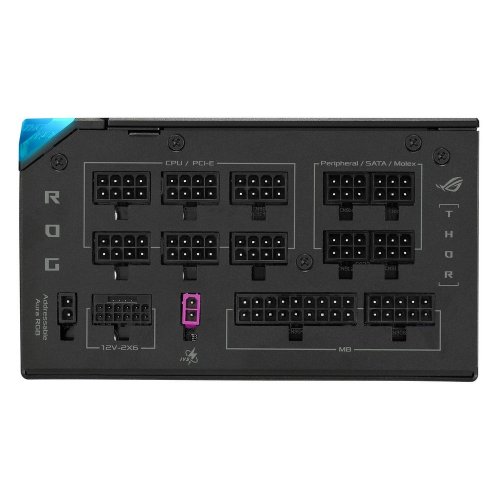 Купить Блок питания Asus ROG Thor 1000W Platinum III (90YE00V3-B0NA00) с проверкой совместимости: обзор, характеристики, цена в Киеве, Днепре, Одессе, Харькове, Украине | интернет-магазин TELEMART.UA фото